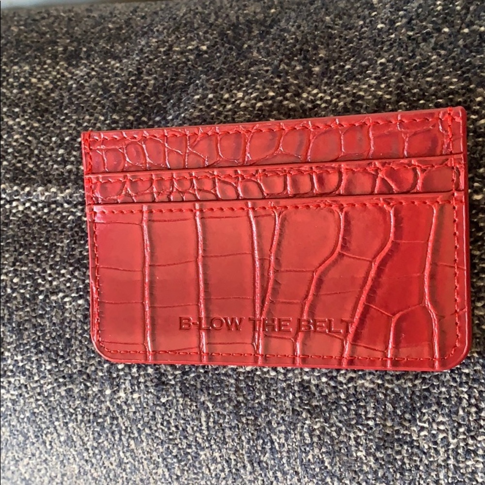 B-low the Belt Croc Card Case